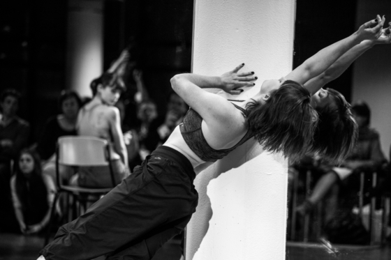 Professionele dansers tijdens Open Stage 1, NDC 31 januari 2014. Foto: Richard Beukelaar